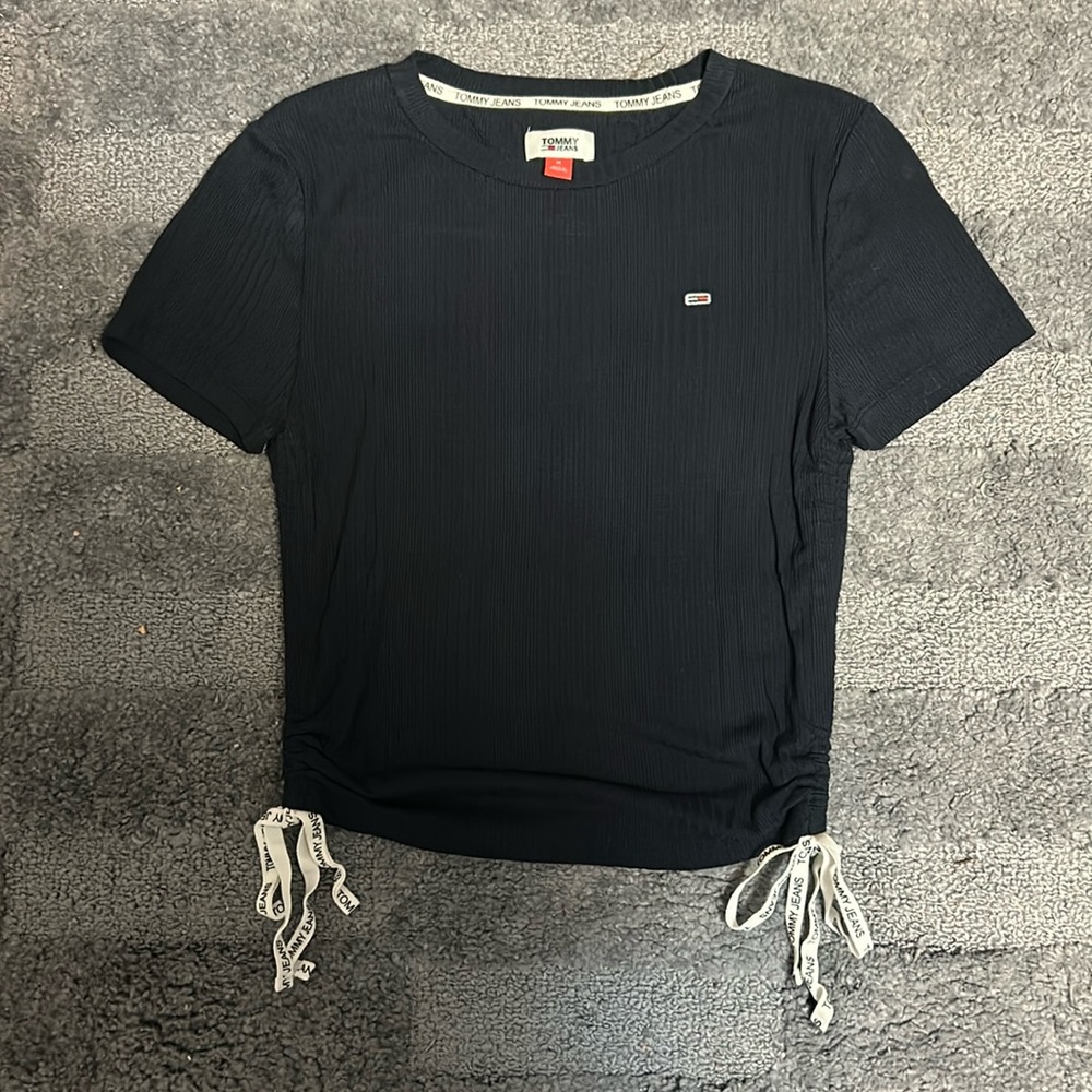 Tommy Hilfiger Women’s Ribbed Tie Side Top